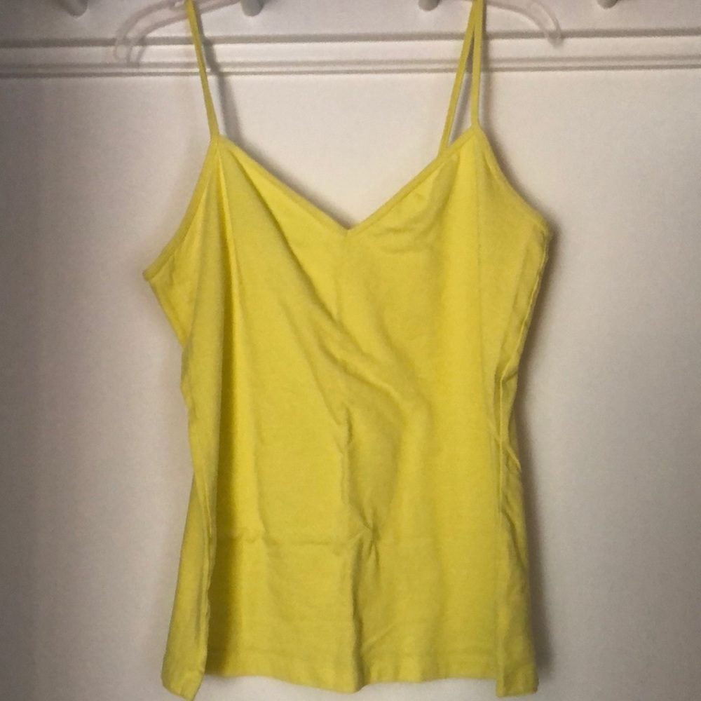 Lemon Yellow Strappy Tank, women’s size L